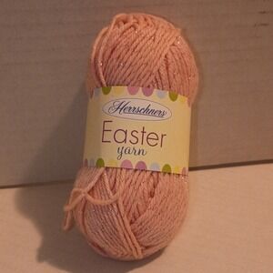 Herrschners Easter Yarn Lt Pink Color 0003 Sparkle Medium 4 Yarn 90 Yards 1.75oz